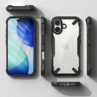 Удароустойчив кейс за iPhone 17 от Ringke Fusion X - Black