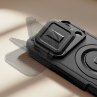360 градусов калъф с MagSafe за iPhone 17 Pro Max от Tech-Protect Kevlar - Black