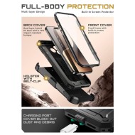360 градусов калъф за iPhone 17 Pro Supcase Unicorn Beetle Pro - Black