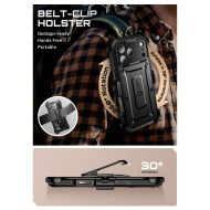 360 градусов калъф за iPhone 17 Pro Supcase Unicorn Beetle Pro - Black