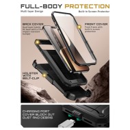 360 градусов калъф за iPhone 17 Air Supcase Unicorn Beetle Pro - Black