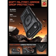 Удароустойчив кейс с MagSafe и стойка за iPhone Air от Supcase UB Grip Mag - Black