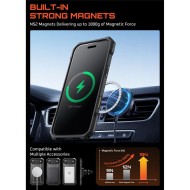 Удароустойчив кейс с MagSafe и стойка за iPhone Air от Supcase UB Grip Mag - Black