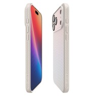 Силиконов кейс за iPhone 17 Pro Max от Spigen Liquid Air - Natural Titanium