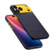 Удароустойчив кейс с MagSafe за iPhone 17 Pro Max от Spigen Nano Pop - Blueberry Navy