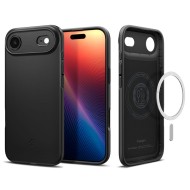 Тънък кейс с MagSafe за iPhone 17 Air от Spigen Thin Fit Mag - Black
