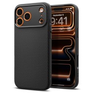 Силиконов кейс за iPhone 17 Pro от Spigen Liquid Air - Matte Black