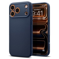 Силиконов кейс за iPhone 17 Pro от Spigen Liquid Air - Navy Blue