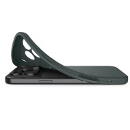 Силиконов кейс за iPhone 17 Pro от Spigen Liquid Air - Abyss Green