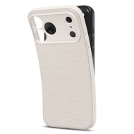 Силиконов кейс за iPhone 17 Pro от Spigen Liquid Air - Natural Titanium