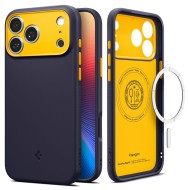 Удароустойчив кейс с MagSafe за iPhone 17 Pro от Spigen Nano Pop - Blueberry Navy