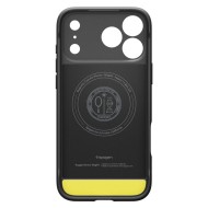 Удароустойчив кейс с MagSafe за iPhone 17 Pro от Spigen Rugged Armor Mag - Matte Black