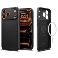 Тънък кейс с MagSafe за iPhone 17 Pro от Spigen Thin Fit Mag - Black