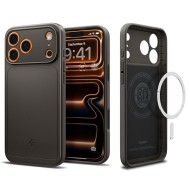 Тънък кейс с MagSafe за iPhone 17 Pro от Spigen Thin Fit Mag - Gunmetal