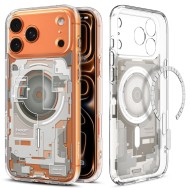 Удароустойчив кейс с MagSafe за iPhone 17 Pro от Spigen Ultra Hybrid - Zero One Natural Titanium