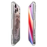 Удароустойчив кейс с MagSafe за iPhone 17 Pro от Spigen Ultra Hybrid - Zero One Natural Titanium