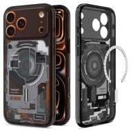 Удароустойчив кейс с MagSafe за iPhone 17 Pro от Spigen Ultra Hybrid - Zero One Black
