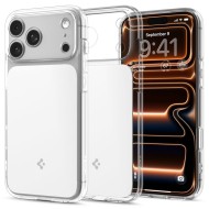 Удароустойчив, твърд кейс с MagSafe за iPhone 17 Pro от Spigen Ultra Hybrid T - Glossy White