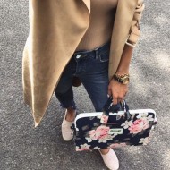 Чанта за лаптоп 15" - 16" от Canvaslife Briefcase - Blue Camellia