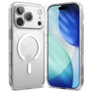 Удароустойчив твърд кейс с MagSafe за iPhone 17 Pro Max от Ringke Fusion Magnetic - Clear