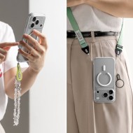 Удароустойчив твърд кейс с MagSafe за iPhone 17 Pro Max от Ringke Fusion Magnetic - Clear