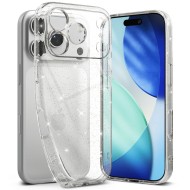 Тънък силиконов кейс за iPhone 17 Pro Max от Ringke Air - Glitter Clear