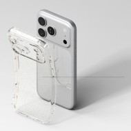 Тънък силиконов кейс за iPhone 17 Pro Max от Ringke Air - Glitter Clear