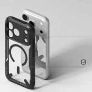 Удароустойчив кейс с MagSafe за iPhone 17 Pro Max от Ringke Fusion X - Black