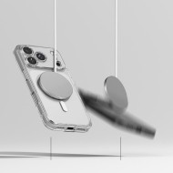 Удароустойчив твърд кейс с MagSafe за iPhone 17 Pro от Ringke Fusion Magnetic - Clear