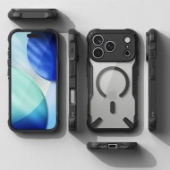 Удароустойчив кейс с MagSafe за iPhone 17 Pro от Ringke Fusion X - Black