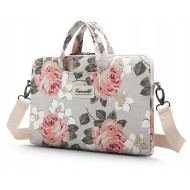 Чанта за лаптоп 15" - 16" от Canvaslife Briefcase - White Rose