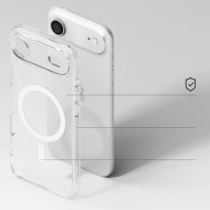 Удароустойчив твърд кейс с MagSafe за iPhone Air от Ringke Fusion Magnetic - Clear