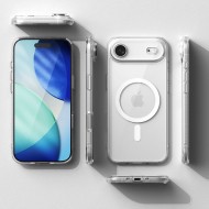Удароустойчив твърд кейс с MagSafe за iPhone Air от Ringke Fusion Magnetic - Clear