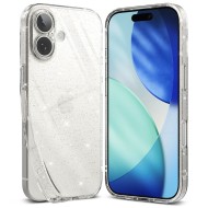 Тънък силиконов кейс за iPhone 17 от Ringke Air - Glitter Clear