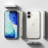 Тънък силиконов кейс за iPhone 17 от Ringke Air - Glitter Clear