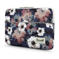 Текстилен калъф за лаптоп 13" - 14" от Canvaslife Sleeve - Blue Camellia