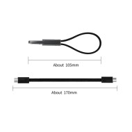 TECH-PROTECT ULTRABOOST DNA KEYCHAIN TYPE-C CABLE PD 60W / 3A IRON GREY