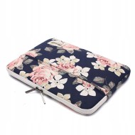 Текстилен калъф за лаптоп 13" - 14" от Canvaslife Sleeve - Navy Rose