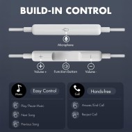 TECH-PROTECT ULTRABOOST MINI JACK EARPHONE CORE G2 WHITE