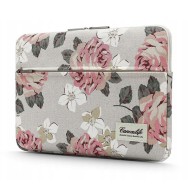 Текстилен калъф за лаптоп 13" - 14" от Canvaslife Sleeve - White Rose