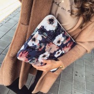 Текстилен калъф за лаптоп 13" - 14" от Canvaslife Sleeve - White Rose