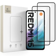 2 x Стъклен протектор за дисплей на Xiaomi Redmi 15 4G / 5G от Tech-Protect Glass Fit+ - Black