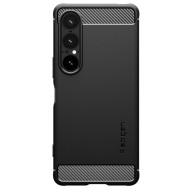 Удароустойчив кейс за Sony Xperia 1 VII от Spigen Rugged Armor - Matte Black