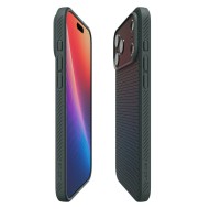 Силиконов кейс за iPhone 17 Pro Max от Spigen Liquid Air - Abyss Green