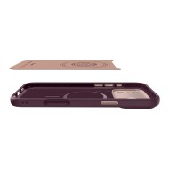Удароустойчив кейс с MagSafe за iPhone 17 Pro от Spigen Nano Pop - Burgundy Bean