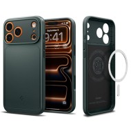 Тънък кейс с MagSafe за iPhone 17 Pro от Spigen Thin Fit Mag - Abyss Green