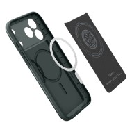 Тънък кейс с MagSafe за iPhone 17 Pro от Spigen Thin Fit Mag - Abyss Green