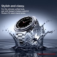 SPIGEN BEZEL TUNE PRO PILOT SAMSUNG GALAXY WATCH 8 (44 MM) SILVER