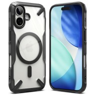 Удароустойчив кейс с MagSafe за iPhone 17 от Ringke Fusion X - Black