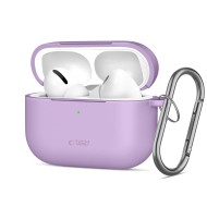 Силиконов калъф за слушалки Apple AirPods Pro 3 от Tech-Protect Silicone Hook - Lavender